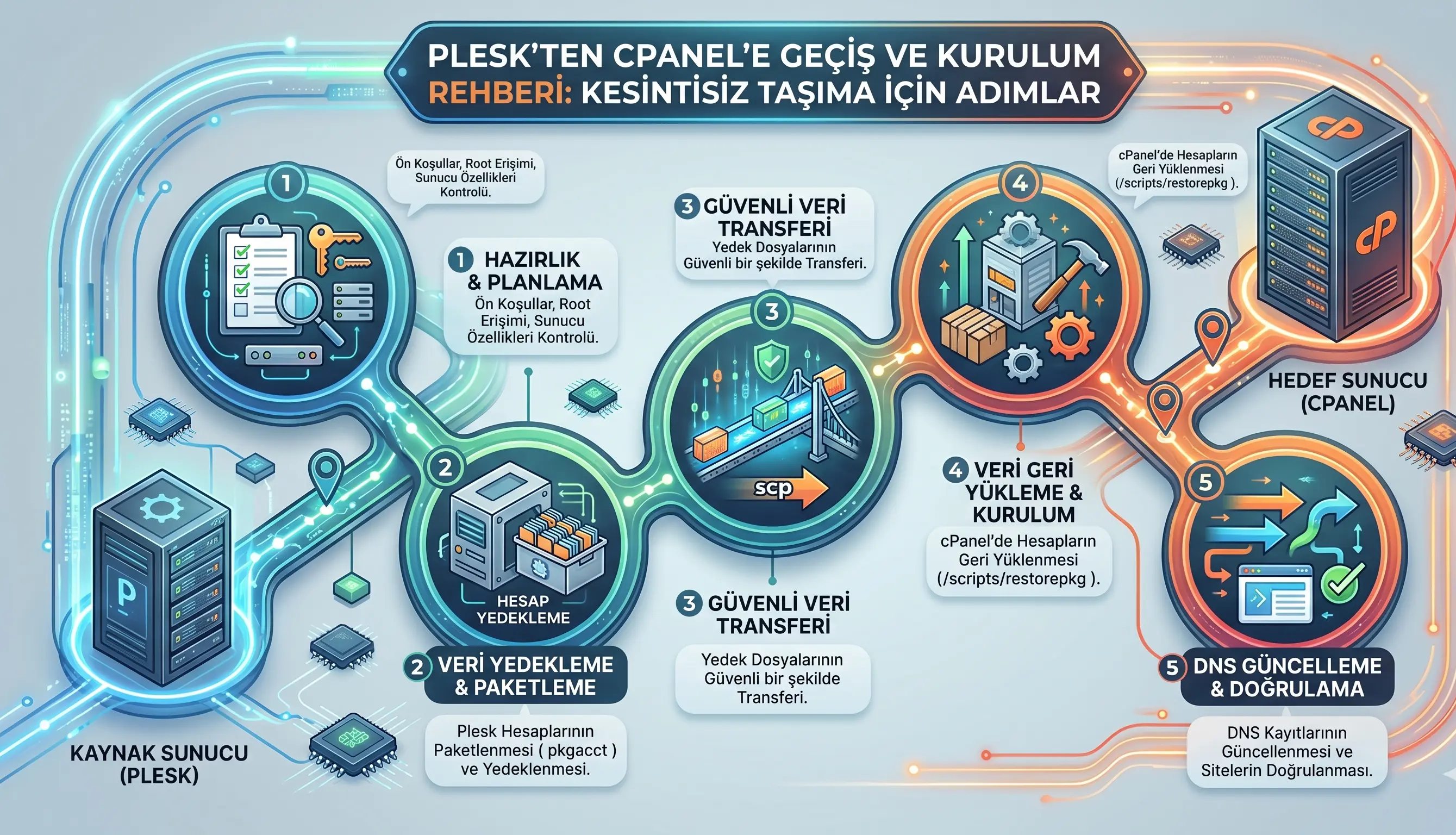 Plesk'ten cPanel'e Geçiş ve ...